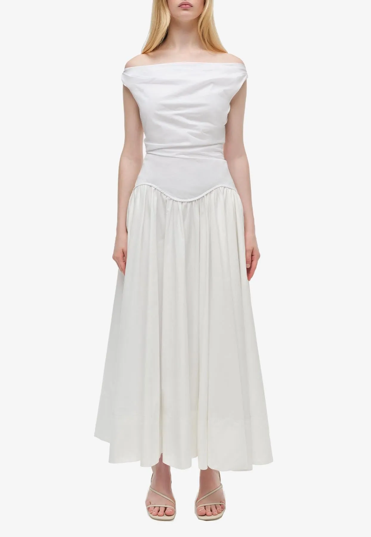 Cersei Off-Shoulder Midi Dress
