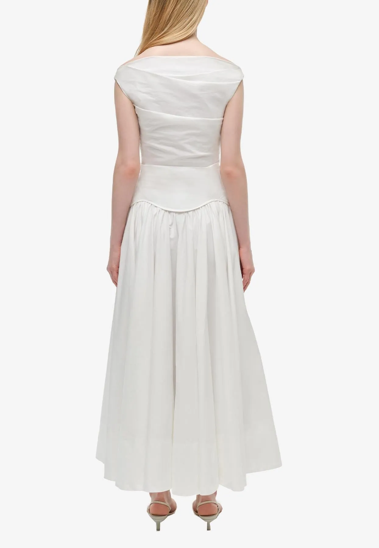 Cersei Off-Shoulder Midi Dress