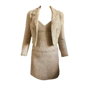 Chanel Cream Cropped Dress Set