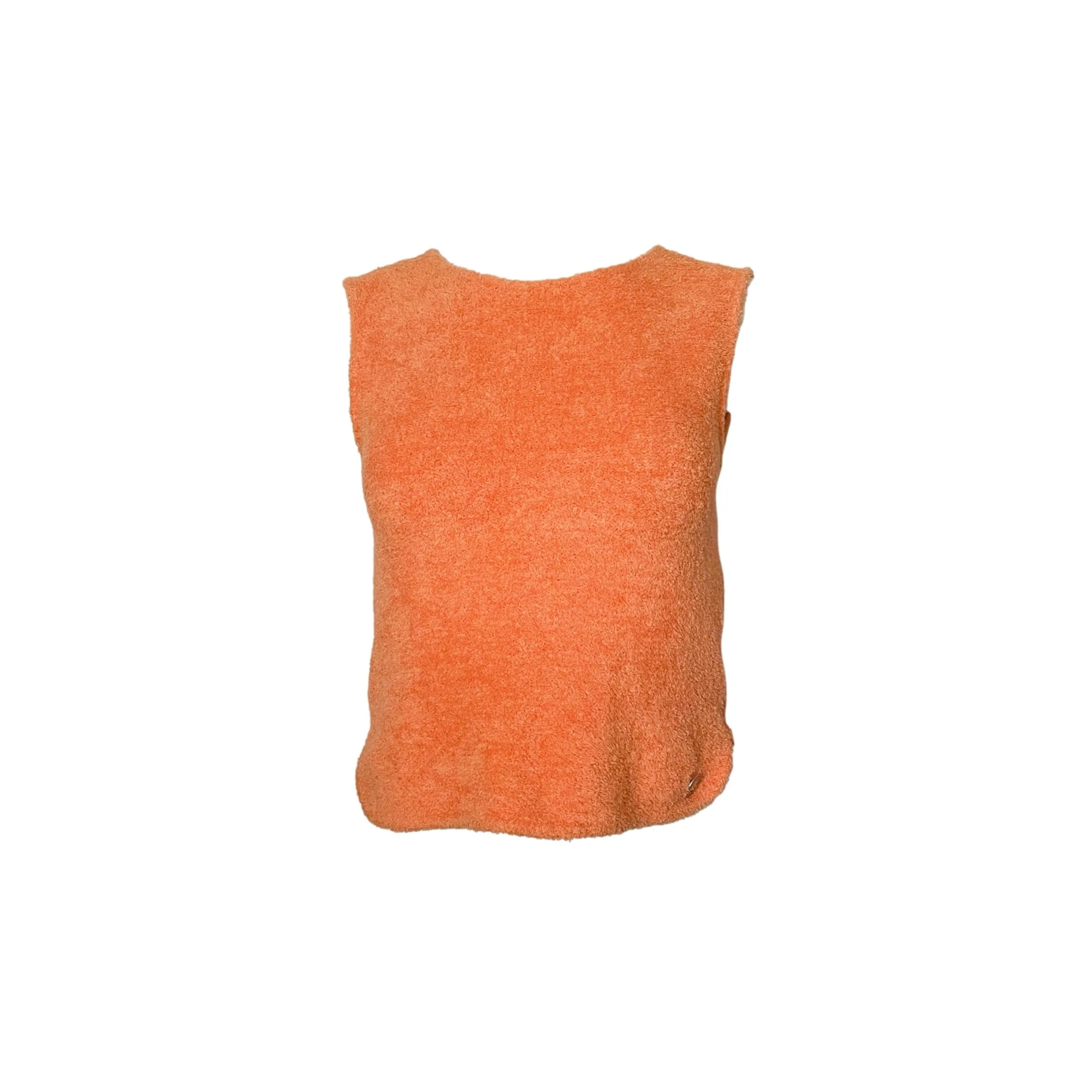 Chanel Orange Fuzzy Twin Set