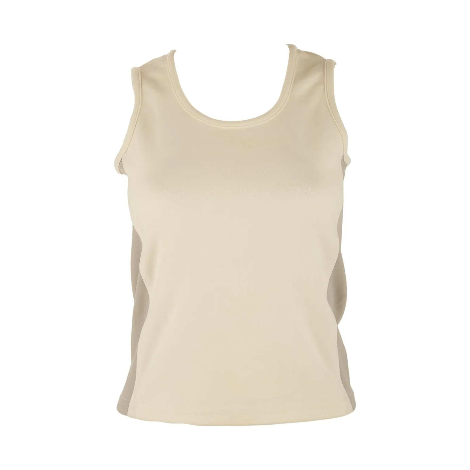 Chanel Sport White Cropped Logo Tank