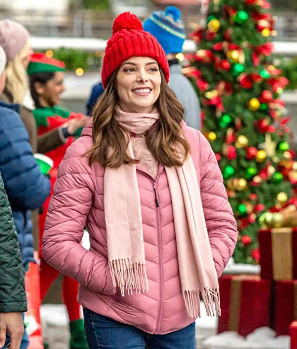Christmas On My Mind Ashley Greene Pink Jacket