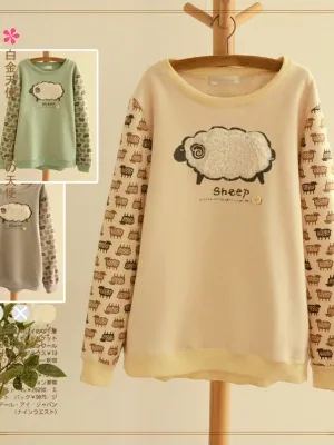 cotton sheep sweatshirt