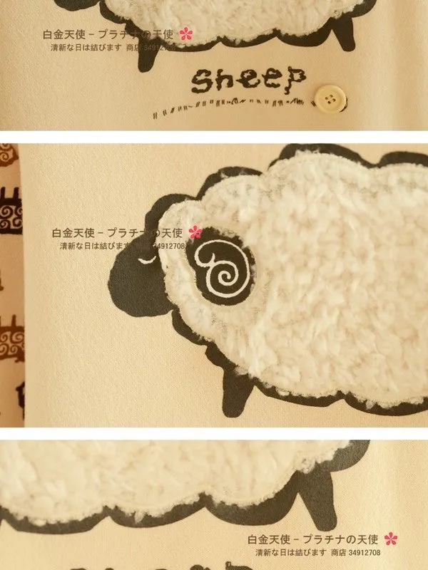 cotton sheep sweatshirt