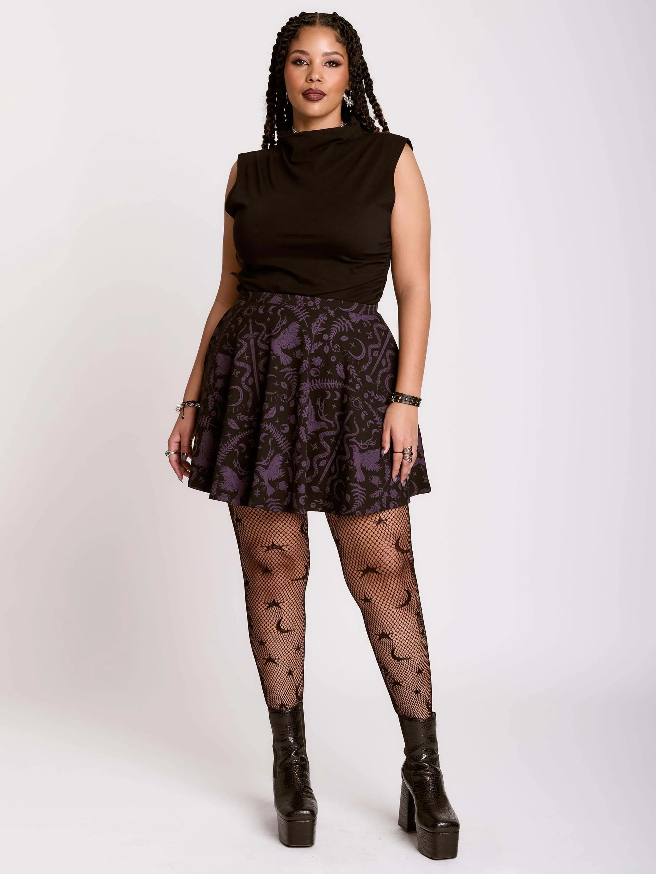 Dark Ages Ponte Skirt