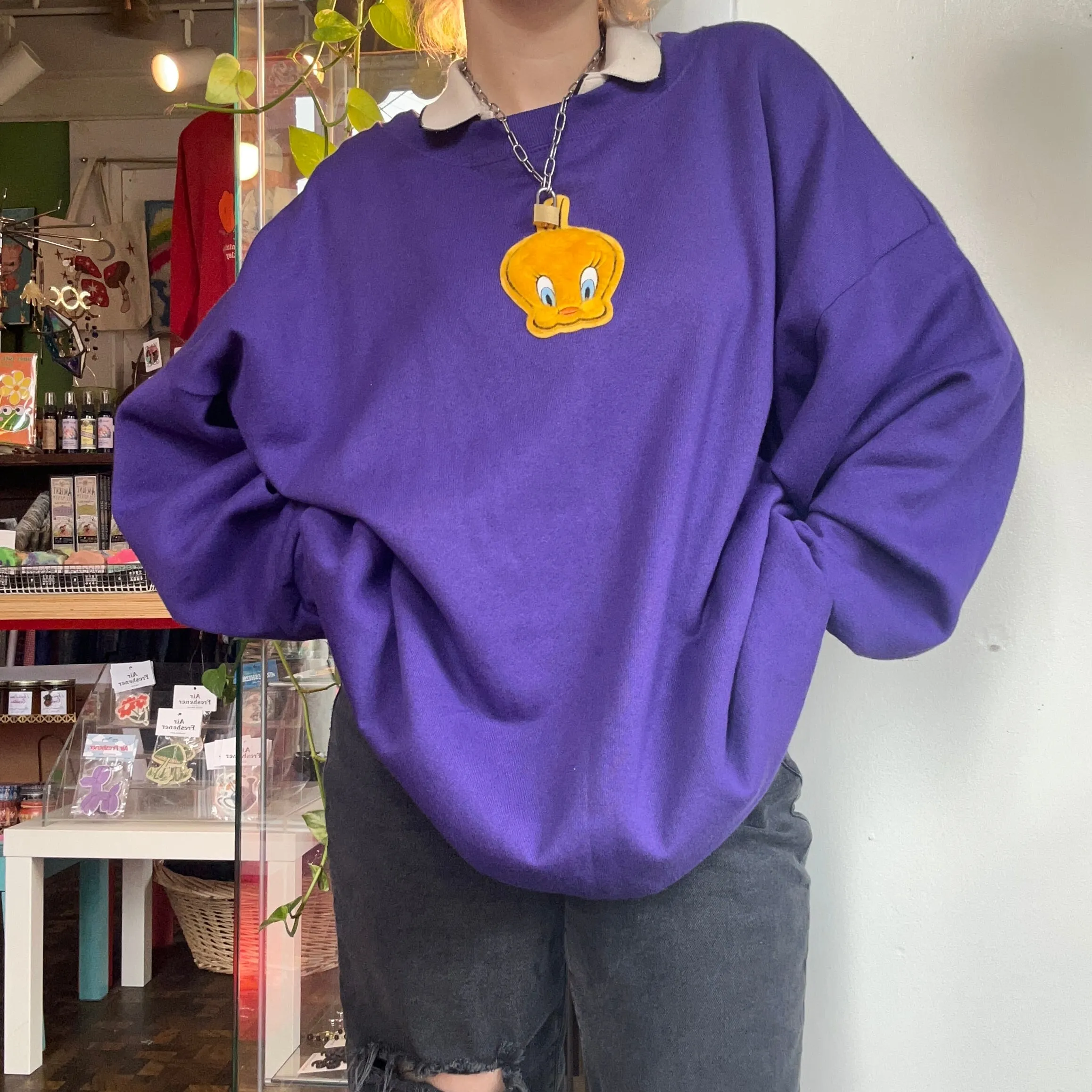 Deadstock Looney tunes tweety bird pullover
