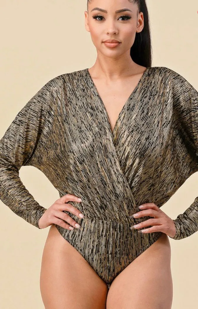 Deep V-Neck Bodysuit