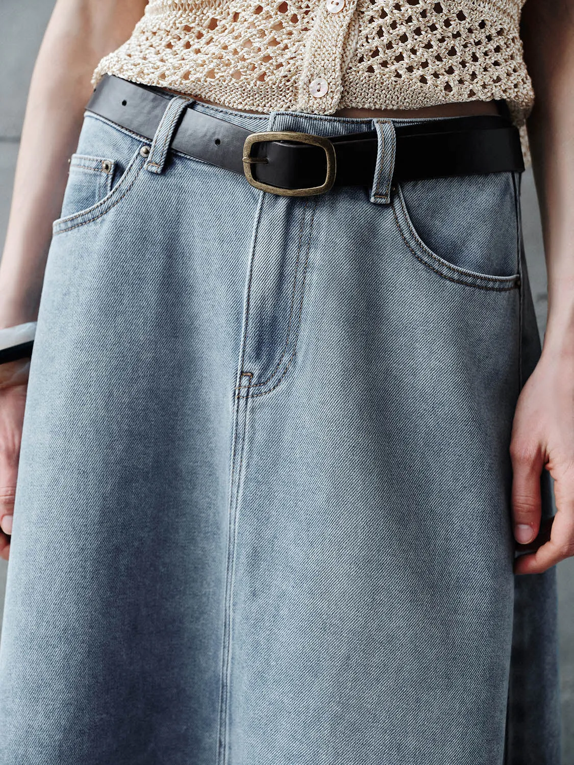 Denim Skirts