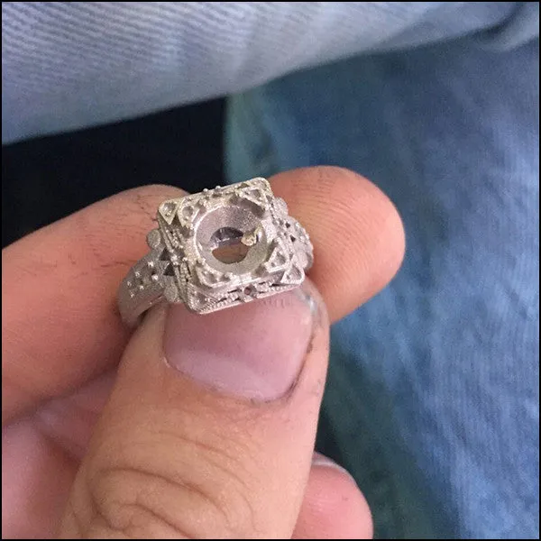 Diamond Engagement Ring for Renee and Tom