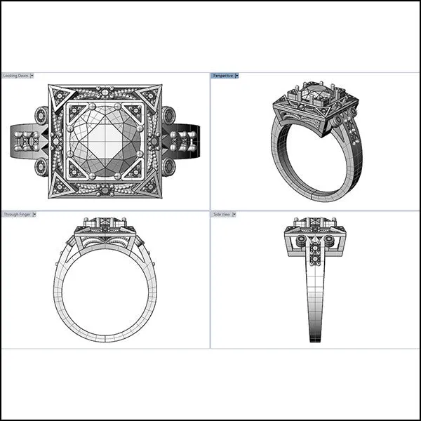 Diamond Engagement Ring for Renee and Tom