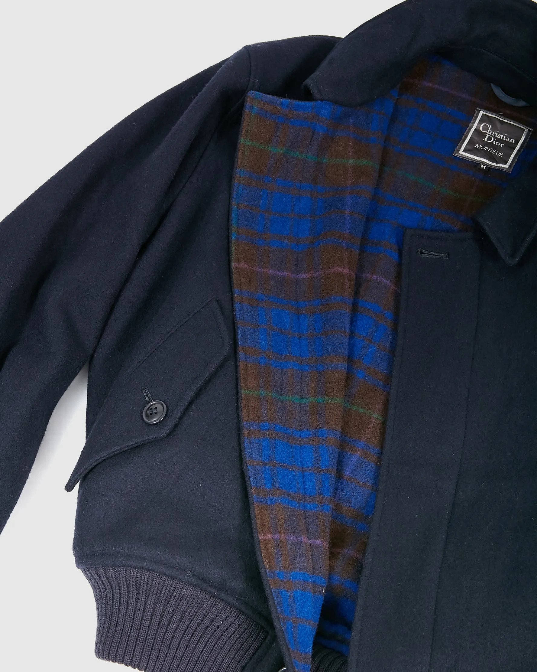 Dior Navy Vintage Men’s Bomber Jacket - M