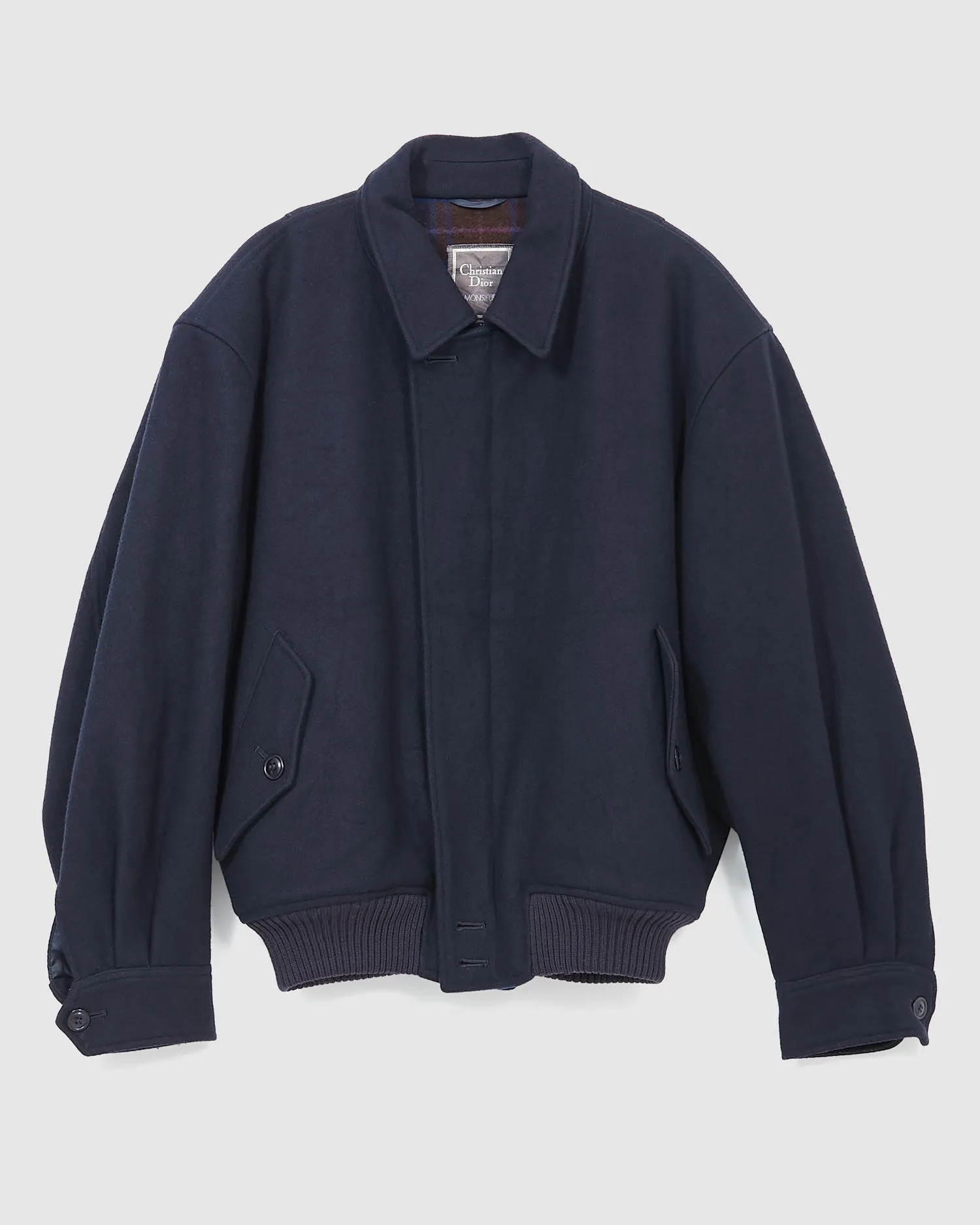 Dior Navy Vintage Men’s Bomber Jacket - M