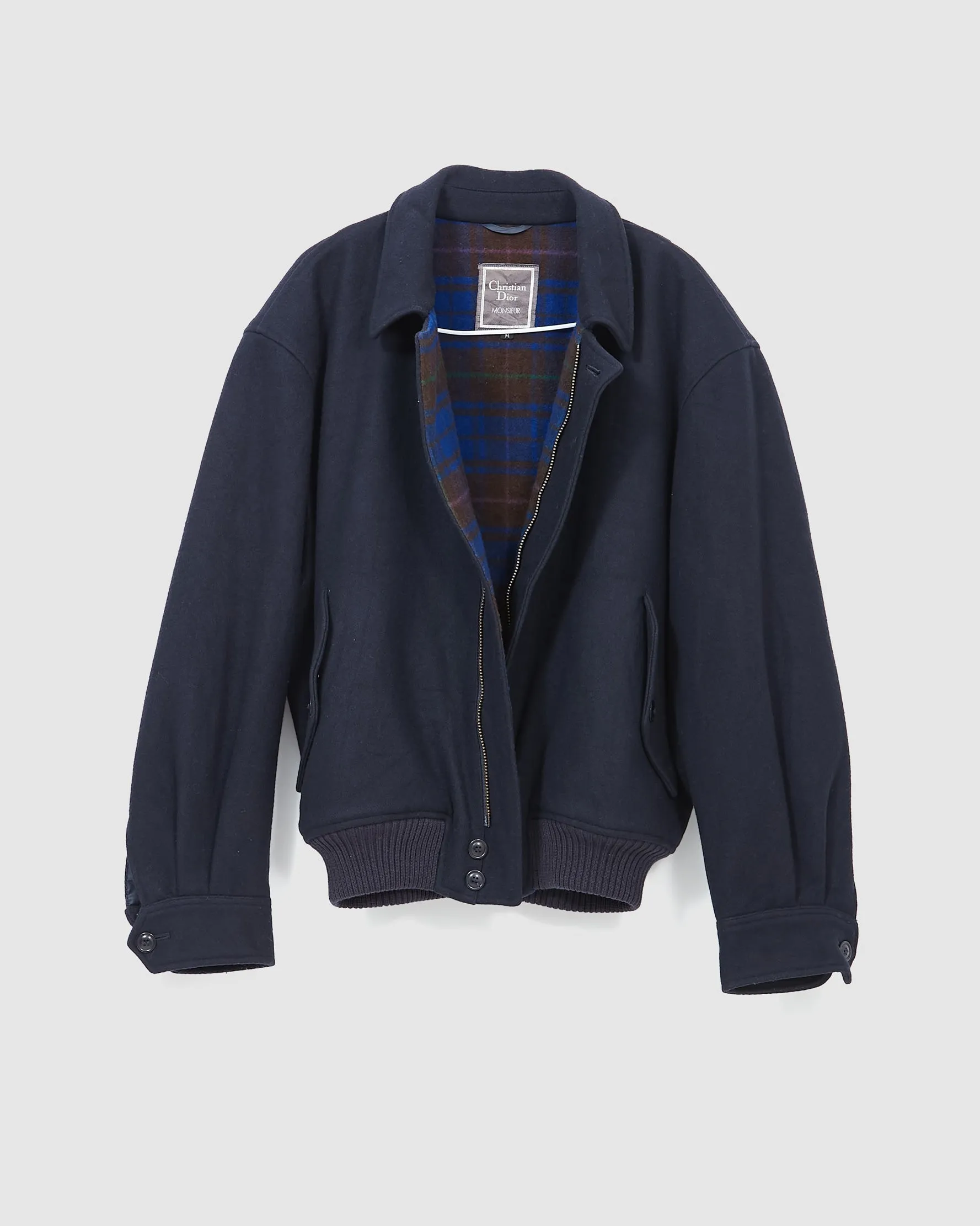 Dior Navy Vintage Men’s Bomber Jacket - M