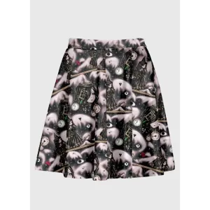 Dreamcore Time Realm Anime Skirt for a Surreal Fashion Experience