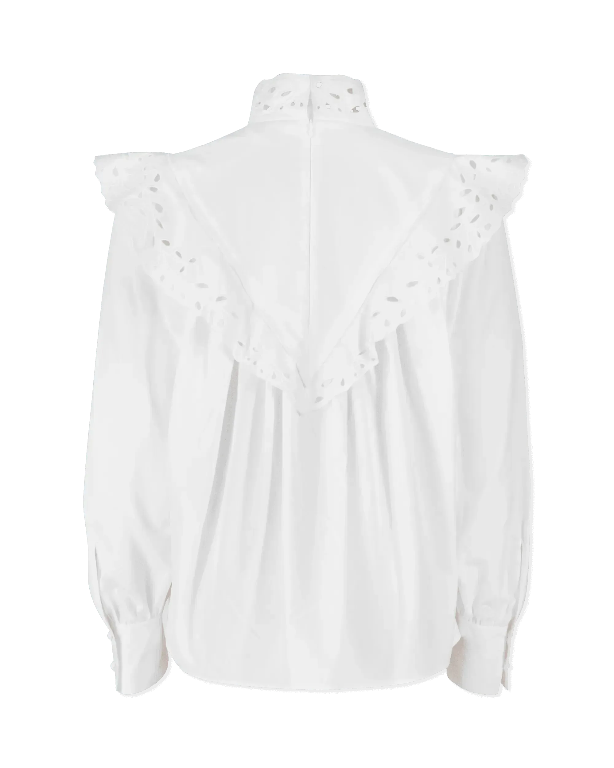 Embroidered Long Sleeve Blouse