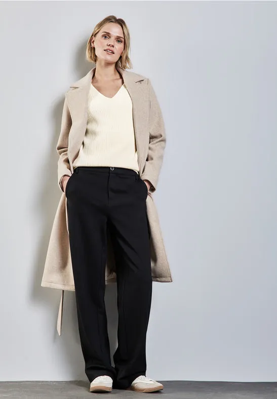 Erika V Neck Jumper | Lucid White