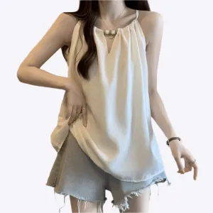 Esmee - Trendy Halter Neck Woman's Blouse