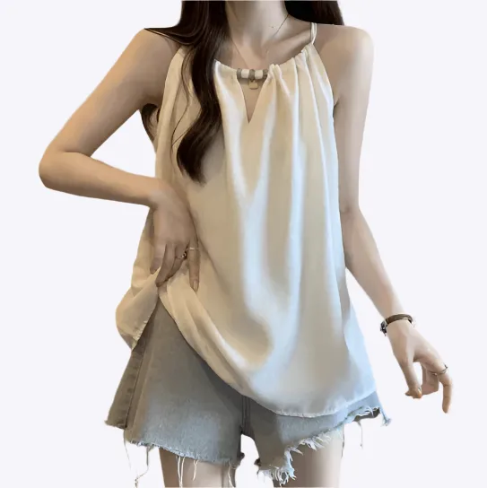 Esmee - Trendy Halter Neck Woman's Blouse
