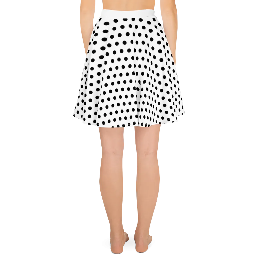 #f873bb80 - ALTINO Skater Skirt - Blanc Collection