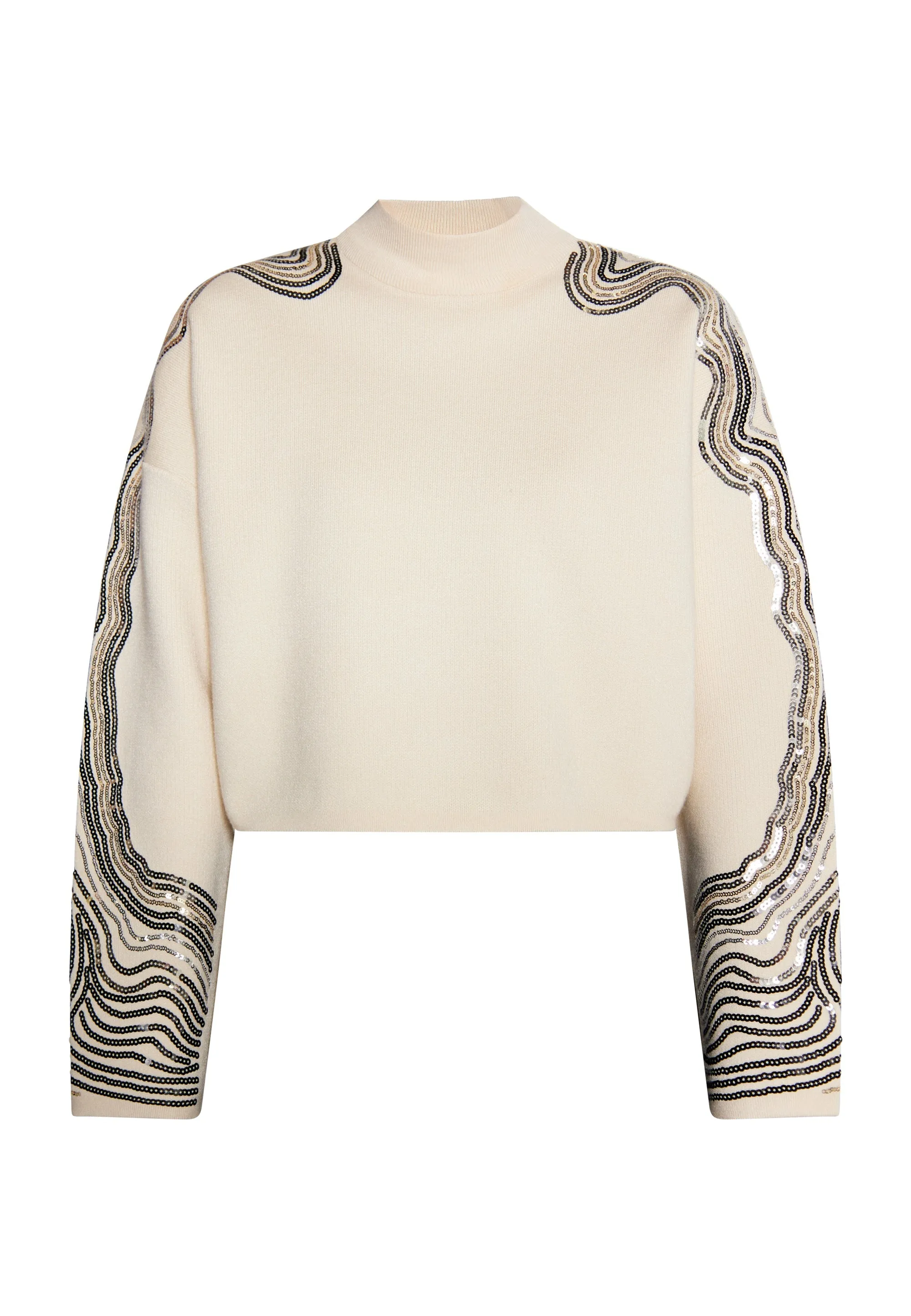 faina Women's Knitted Sweater With Sequin