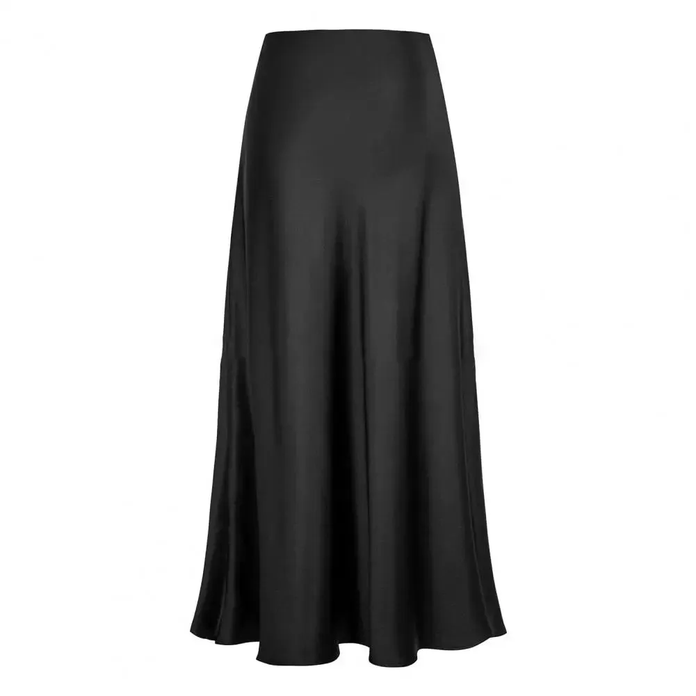 Faux Silk Satin Skirts