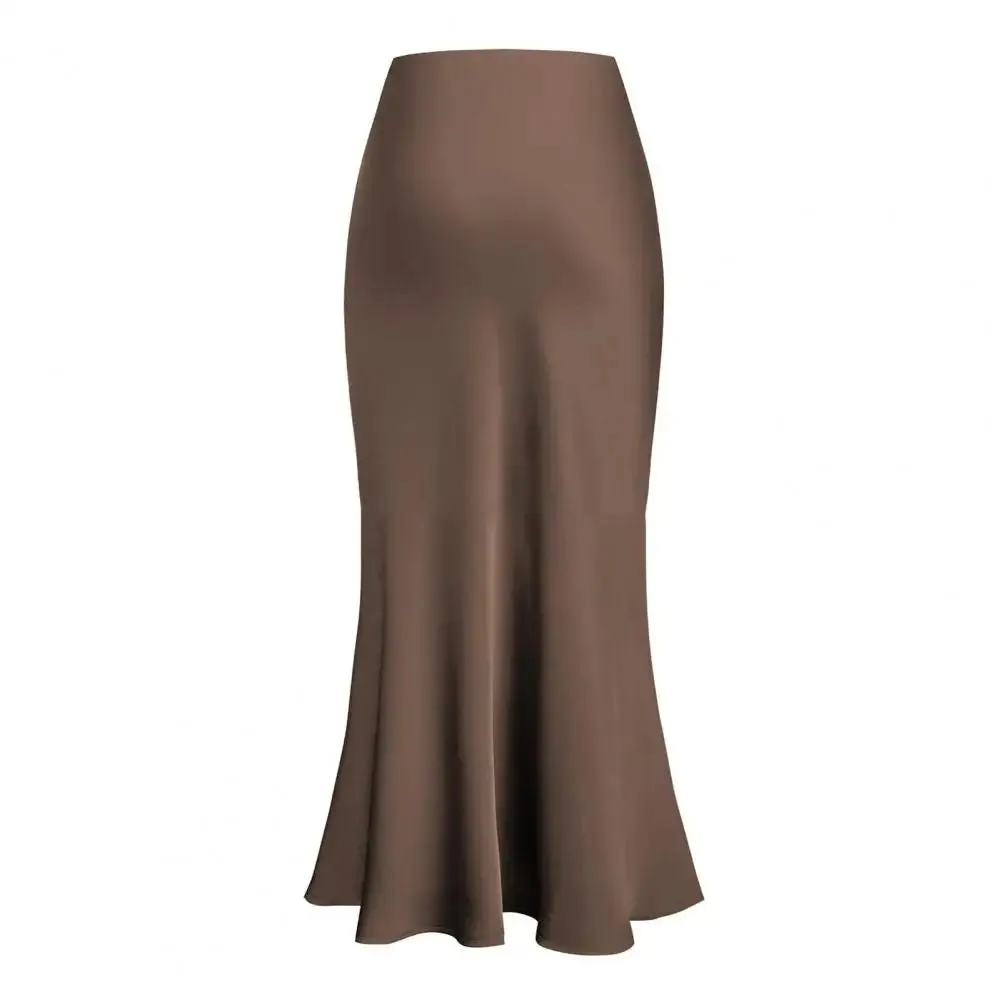 Faux Silk Satin Skirts