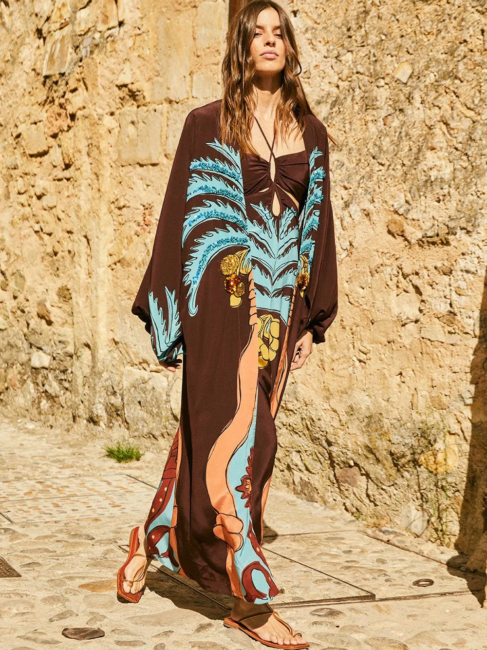 Fervent Flower midi dress