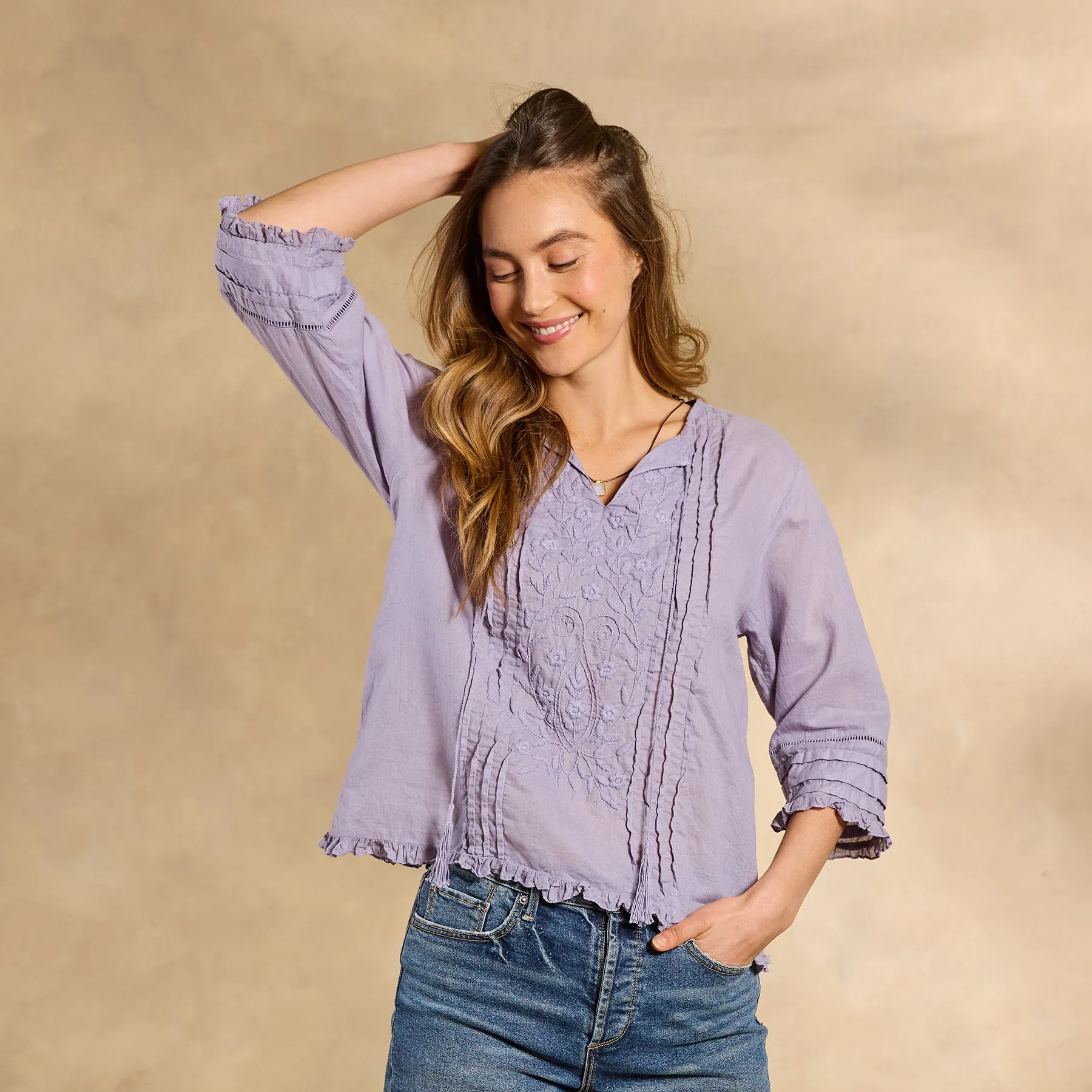Fira Peasant Blouse