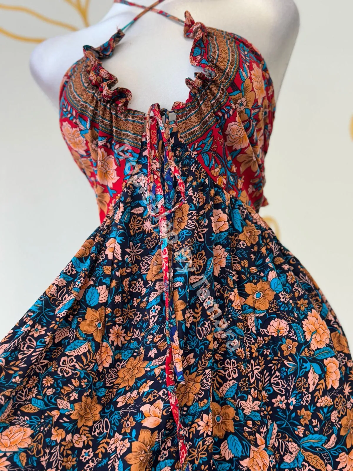 Floral Tropical Maxi Dress