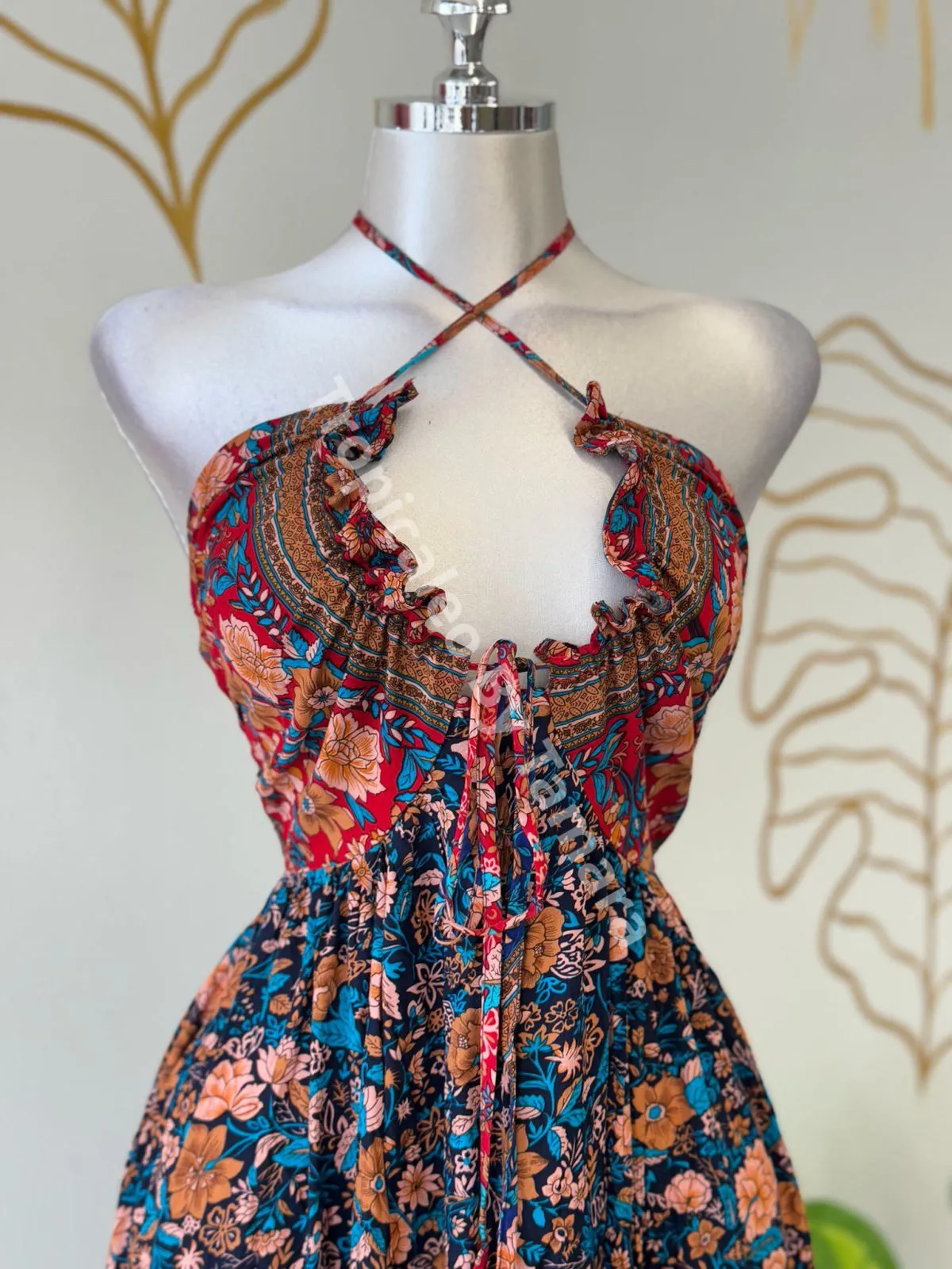 Floral Tropical Maxi Dress