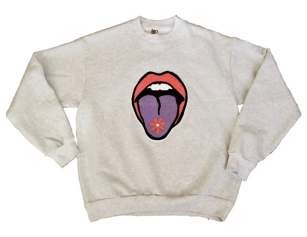 Flower Tongue Sweatshirt
