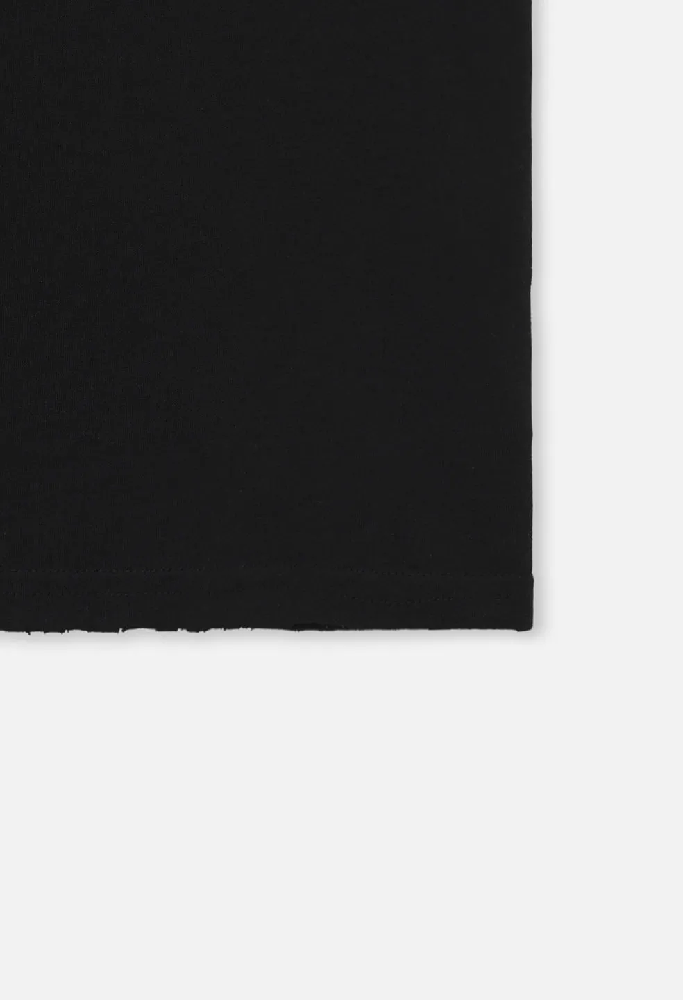 Folsom Cropped Tee / Black