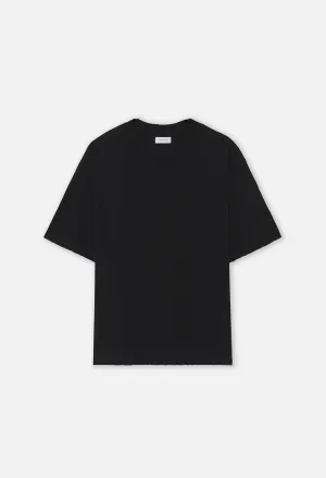 Folsom Cropped Tee / Black