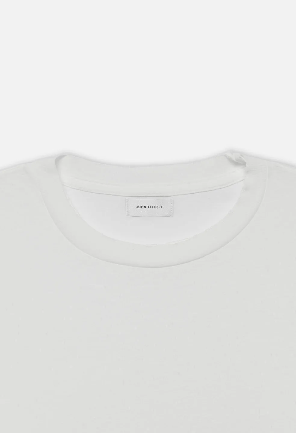 Folsom Cropped Tee / White