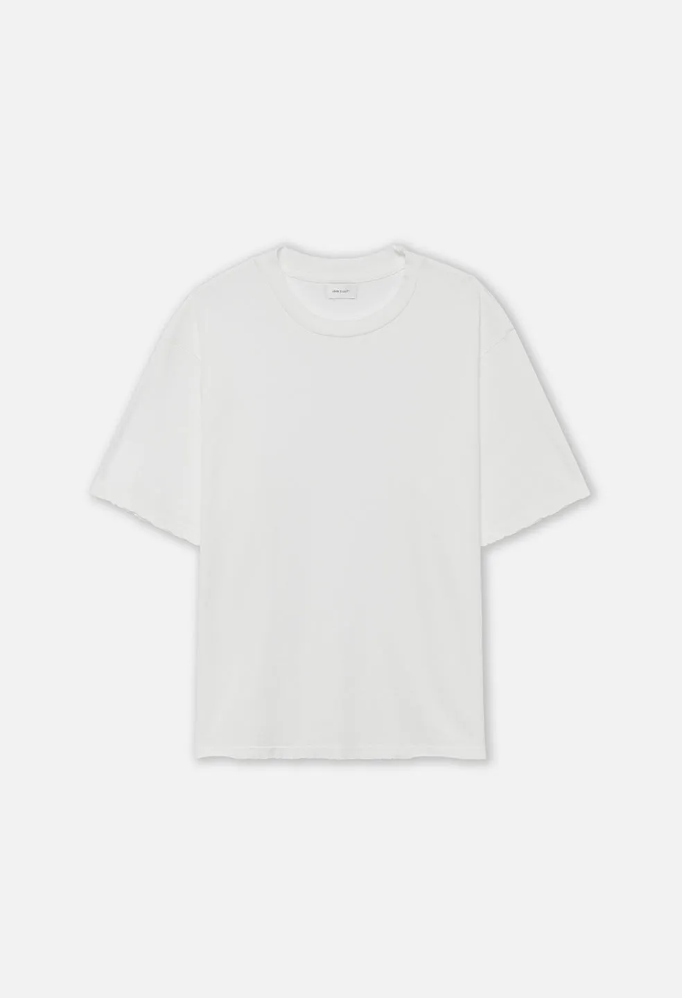 Folsom Cropped Tee / White