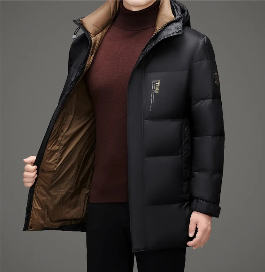 Full Zip Men's Windproof Quilted Puffer Coat