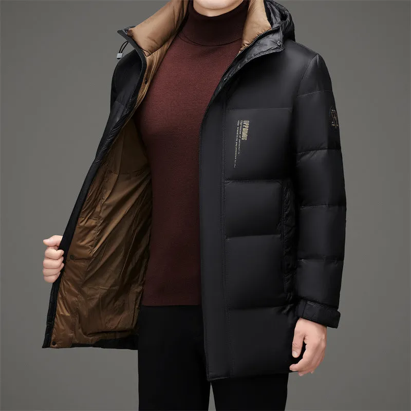Full Zip Men's Windproof Quilted Puffer Coat