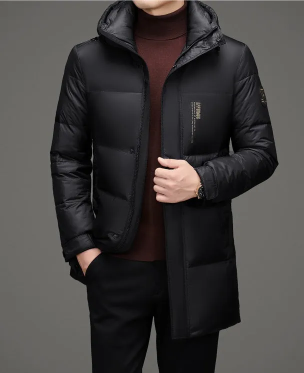 Full Zip Men's Windproof Quilted Puffer Coat