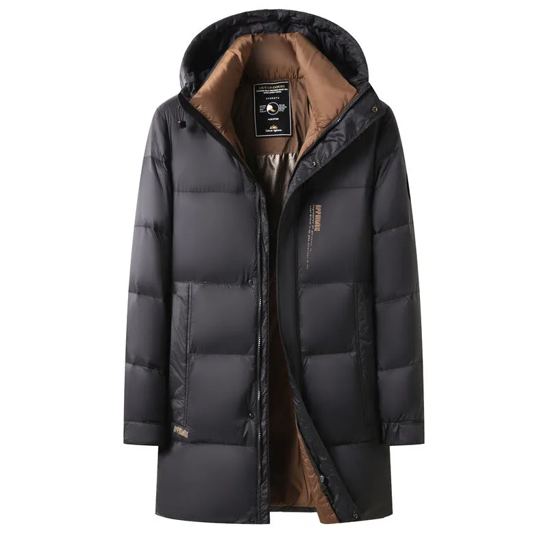 Full Zip Men's Windproof Quilted Puffer Coat