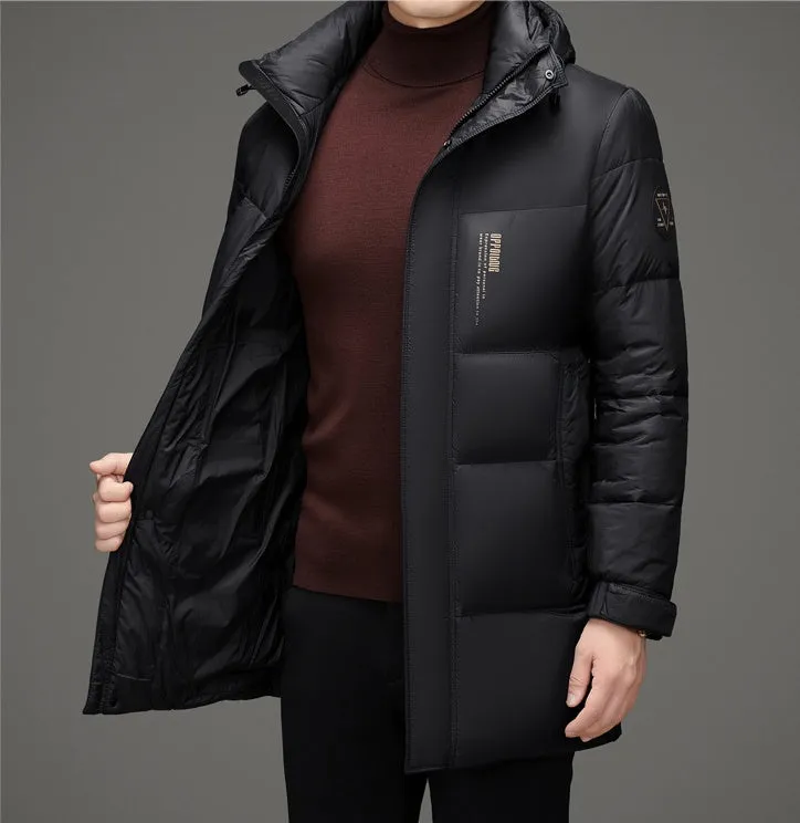 Full Zip Men's Windproof Quilted Puffer Coat