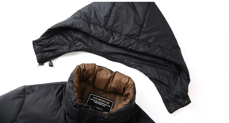 Full Zip Men's Windproof Quilted Puffer Coat