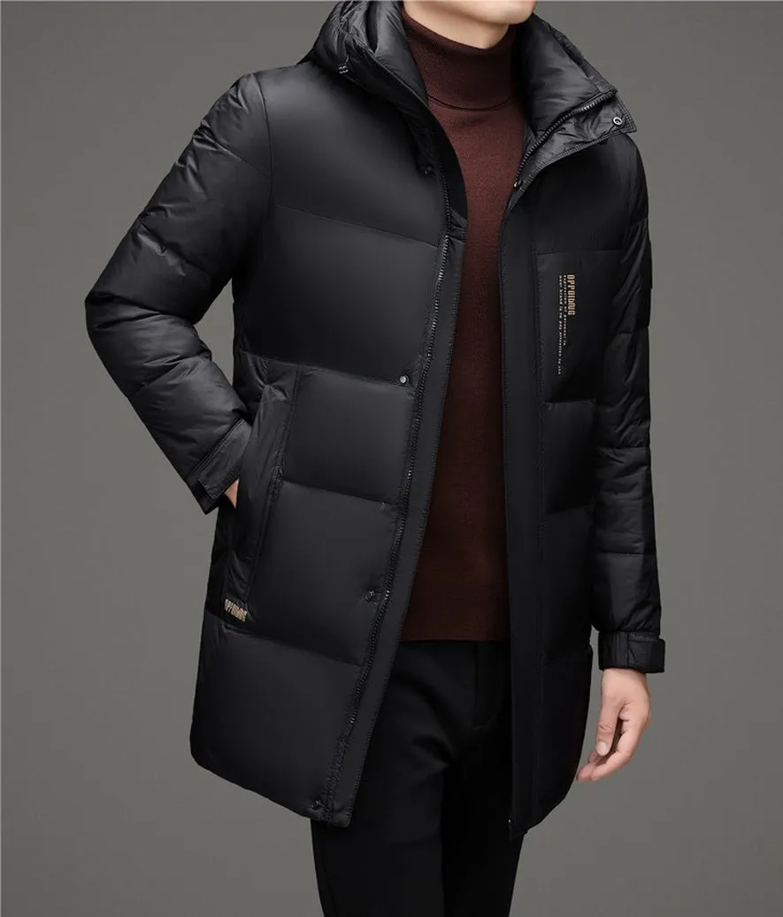 Full Zip Men's Windproof Quilted Puffer Coat