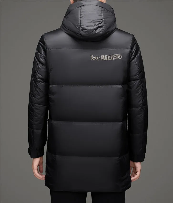 Full Zip Men's Windproof Quilted Puffer Coat