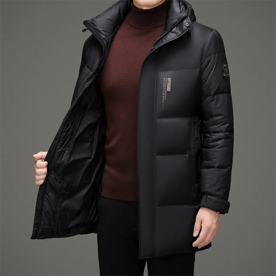 Full Zip Men's Windproof Quilted Puffer Coat