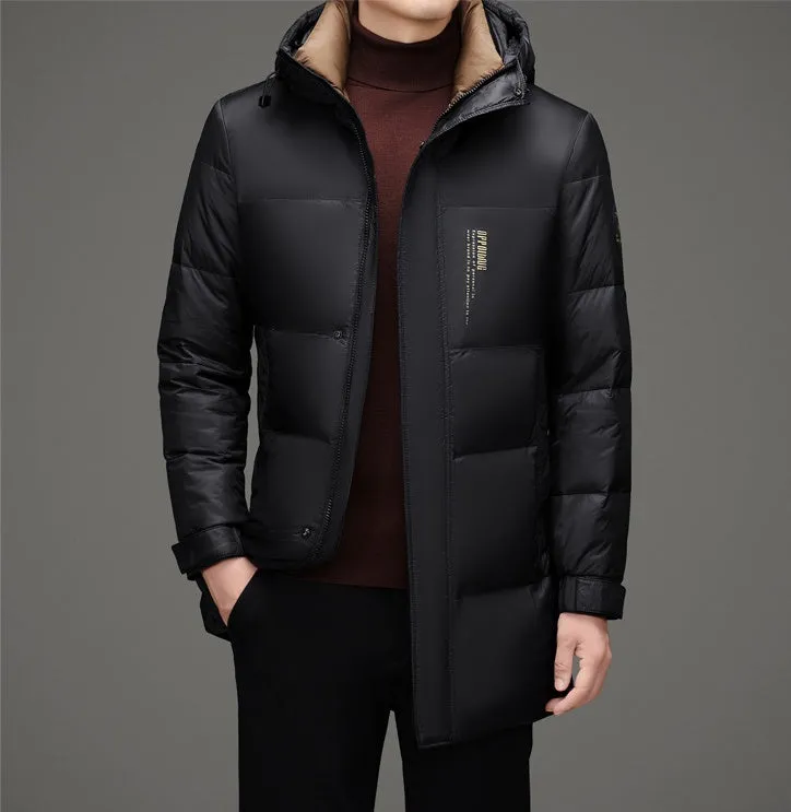 Full Zip Men's Windproof Quilted Puffer Coat