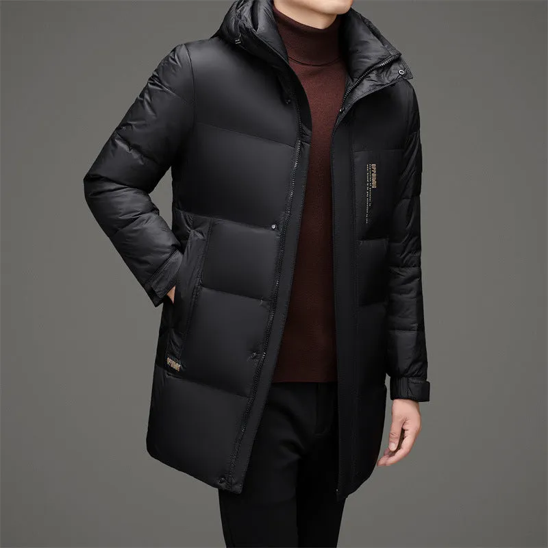 Full Zip Men's Windproof Quilted Puffer Coat