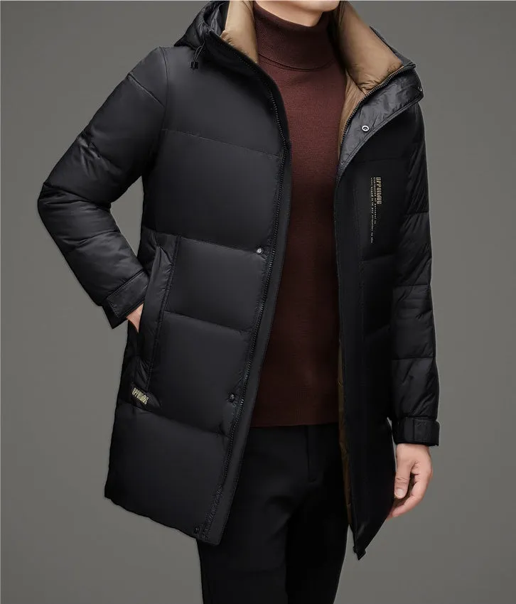 Full Zip Men's Windproof Quilted Puffer Coat