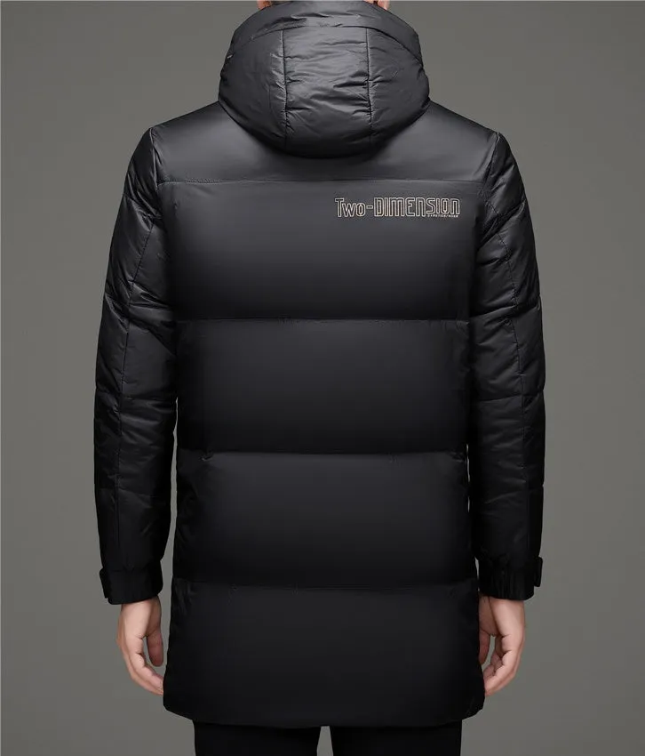 Full Zip Men's Windproof Quilted Puffer Coat