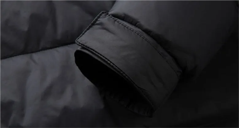 Full Zip Men's Windproof Quilted Puffer Coat