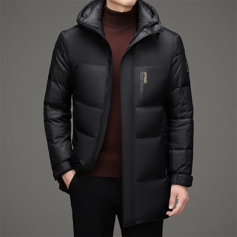 Full Zip Men's Windproof Quilted Puffer Coat